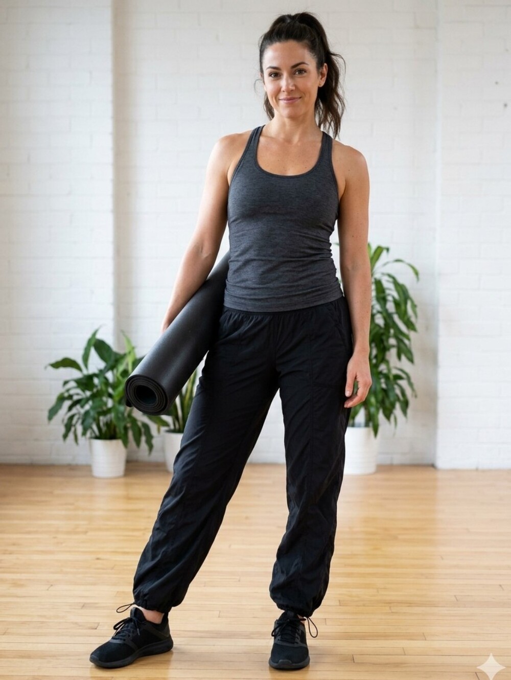 Lululemon Dance Studio Black Lined Pants Size Medium (6/8)